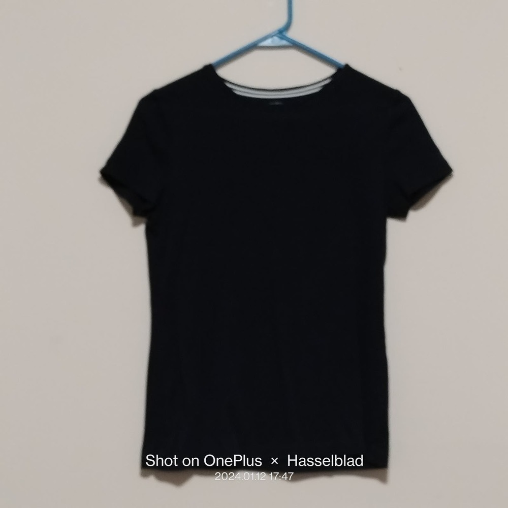 The Talbots Tee Pima Cotton Size Small Navy blue - Picture 4 of 6